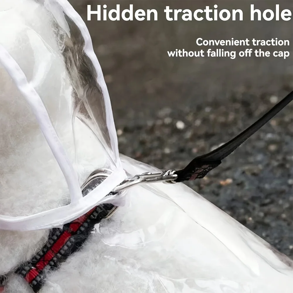 Clear Waterproof Dog Raincoat