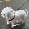 Clear Waterproof Dog Raincoat