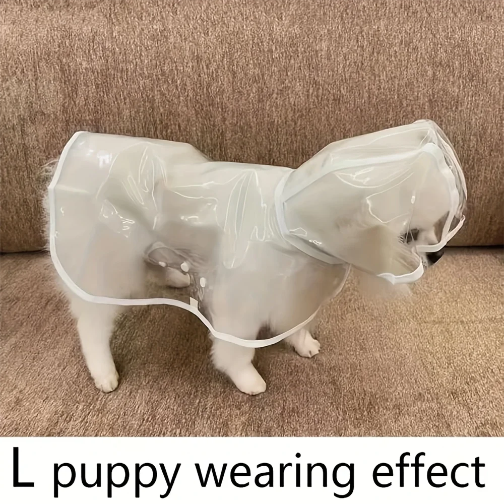 Clear Waterproof Dog Raincoat