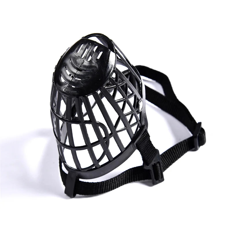 Adjustable breathable dog muzzle – safety mouth mask for small, medium, and large dogs.