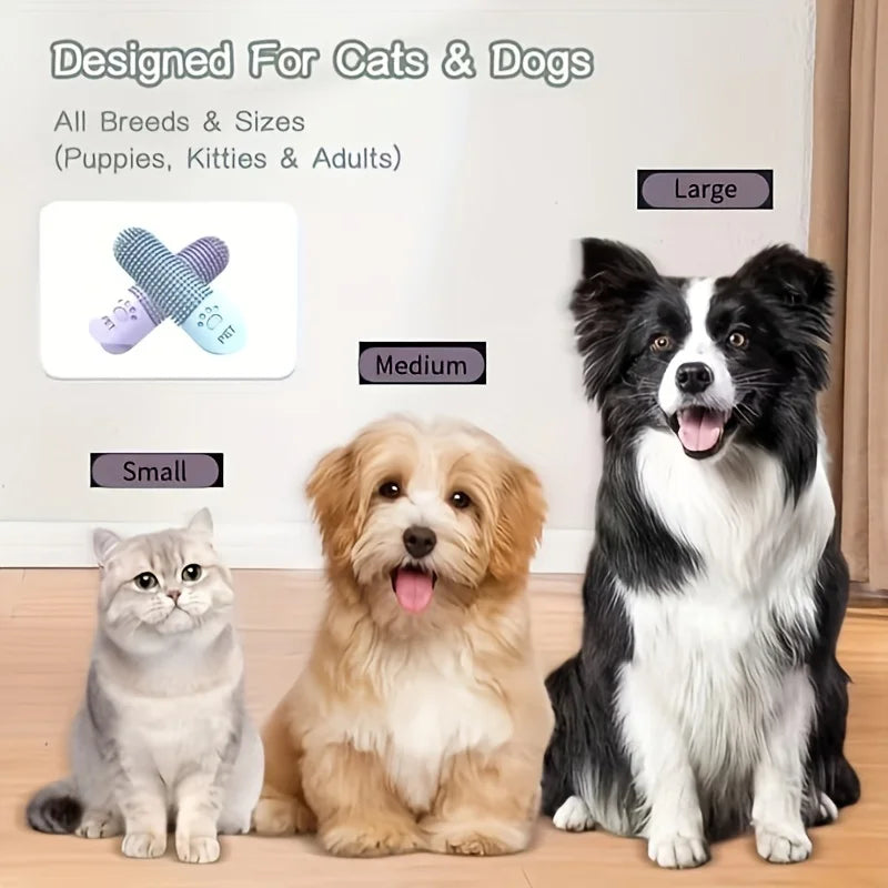 360° Silicone Finger Dog Toothbrush
