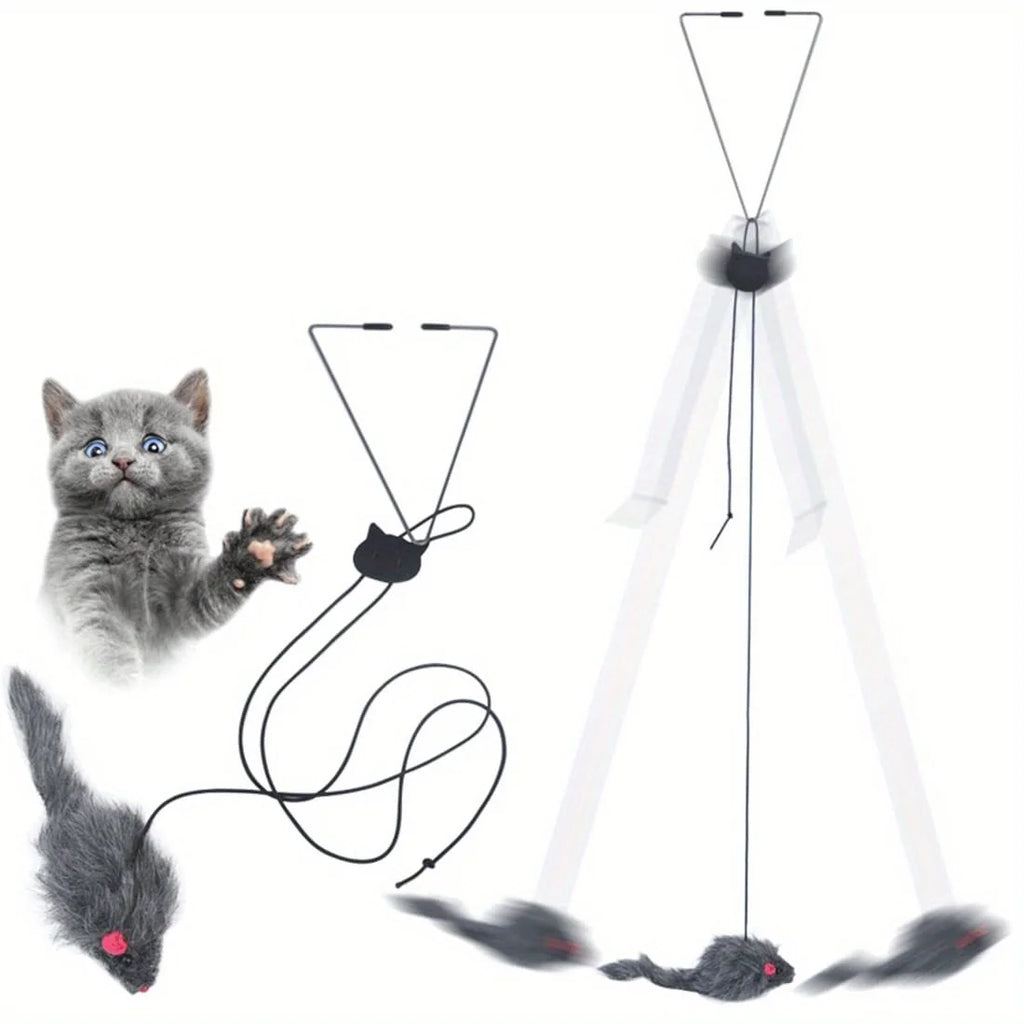 Door Hanging Cat Toy for Stress Relief and Playful Exercise for Kittens