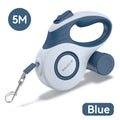 ROJECO retractable dog leash – 3M/5M extendable walking lead for small dogs and cats.