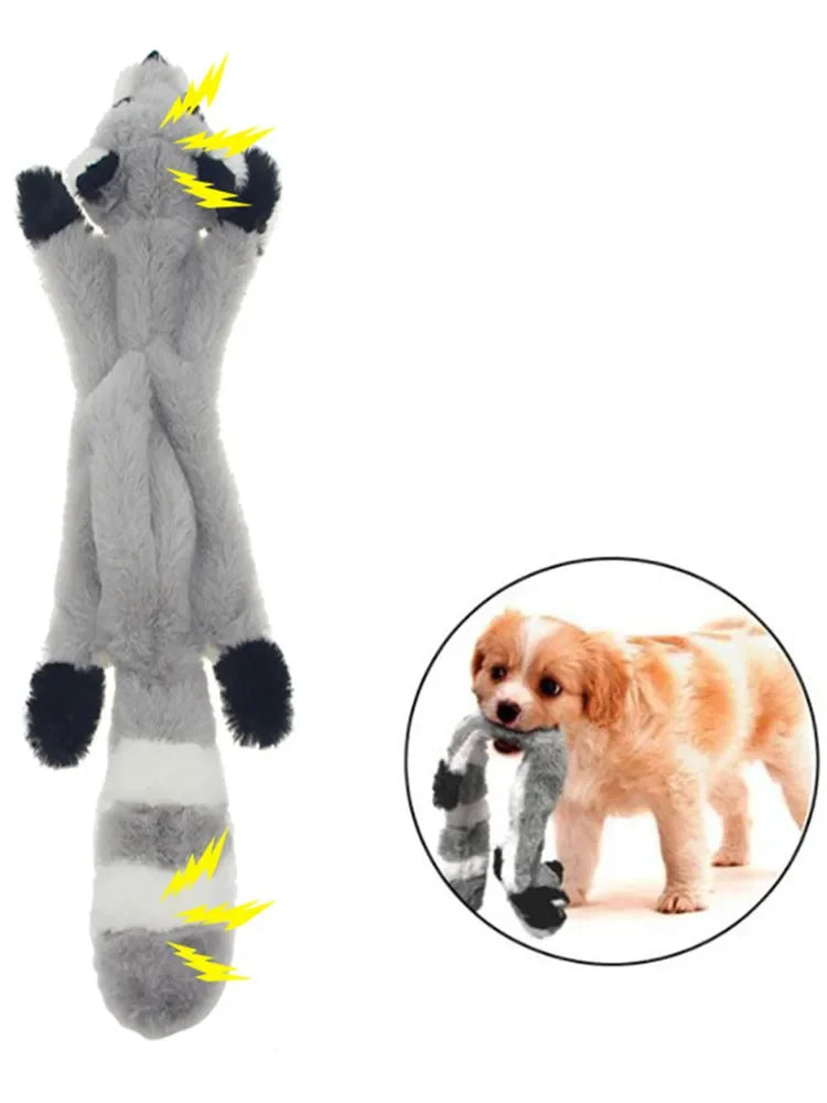 Stuffless Squeaky Plush Dog Toy (45cm)