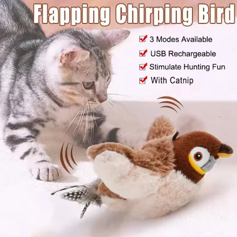 Interactive Chirping Flapping Bird Toy