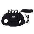 Small dog carrier backpack with breathable, escape-proof harness.