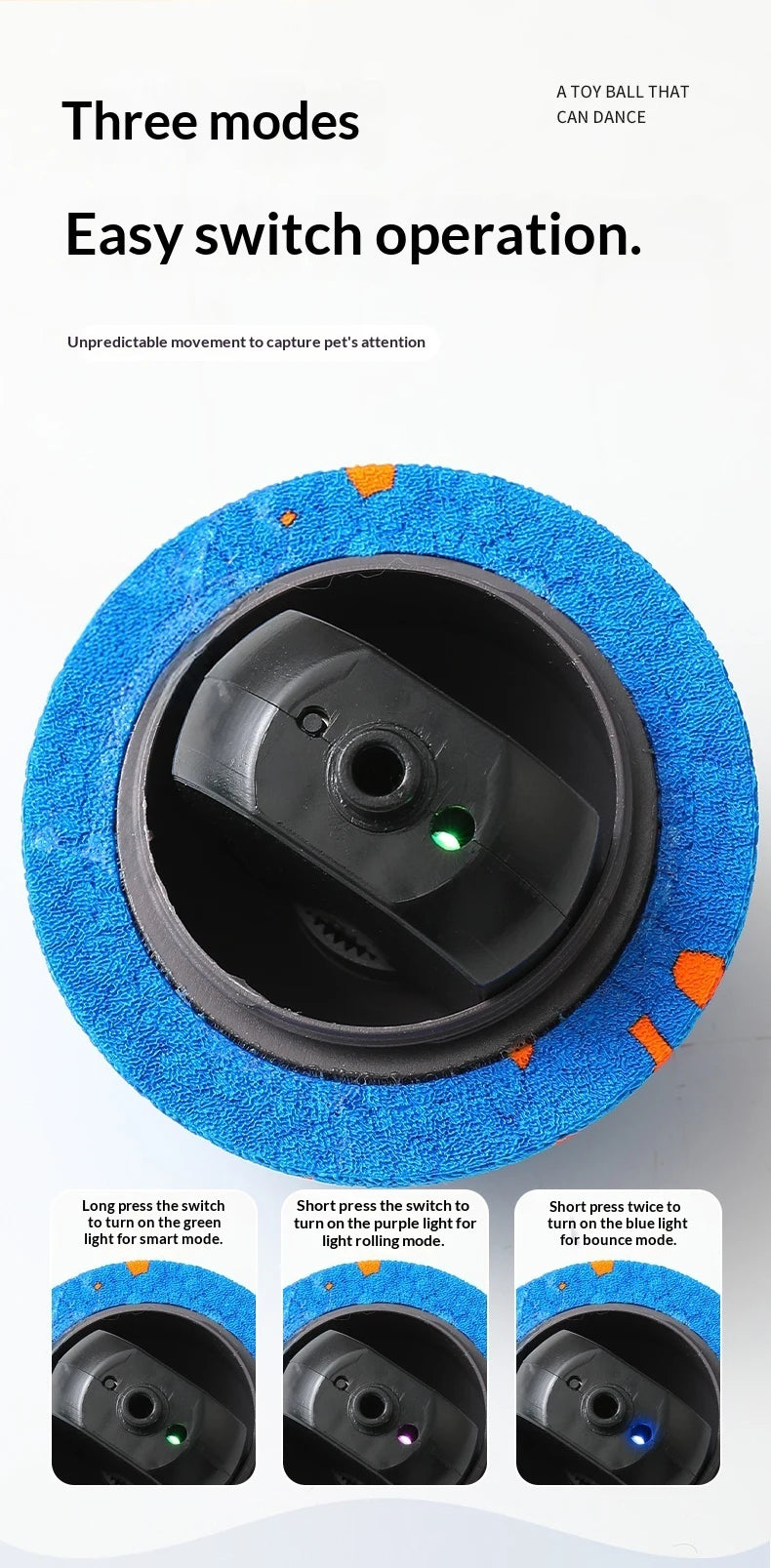 Smart LED Interactive Pet Ball