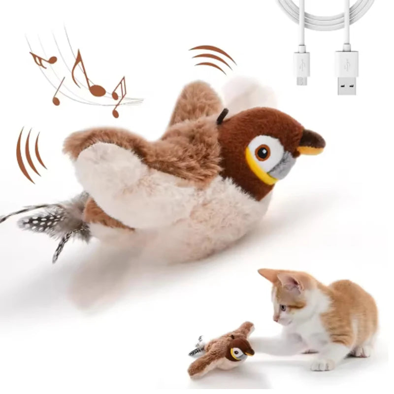 Interactive Chirping Flapping Bird Toy