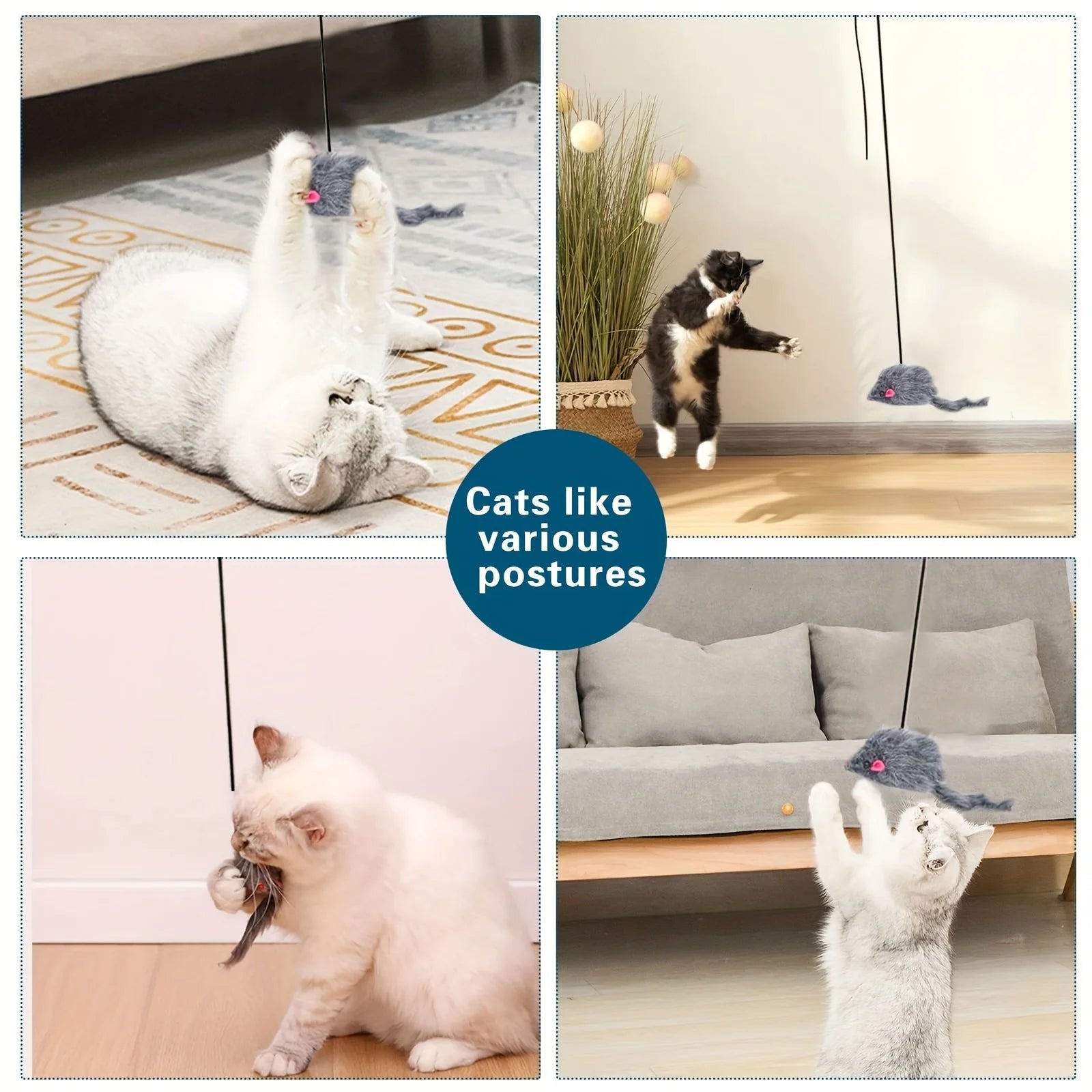 Door Hanging Cat Toy for Stress Relief and Playful Exercise for Kittens