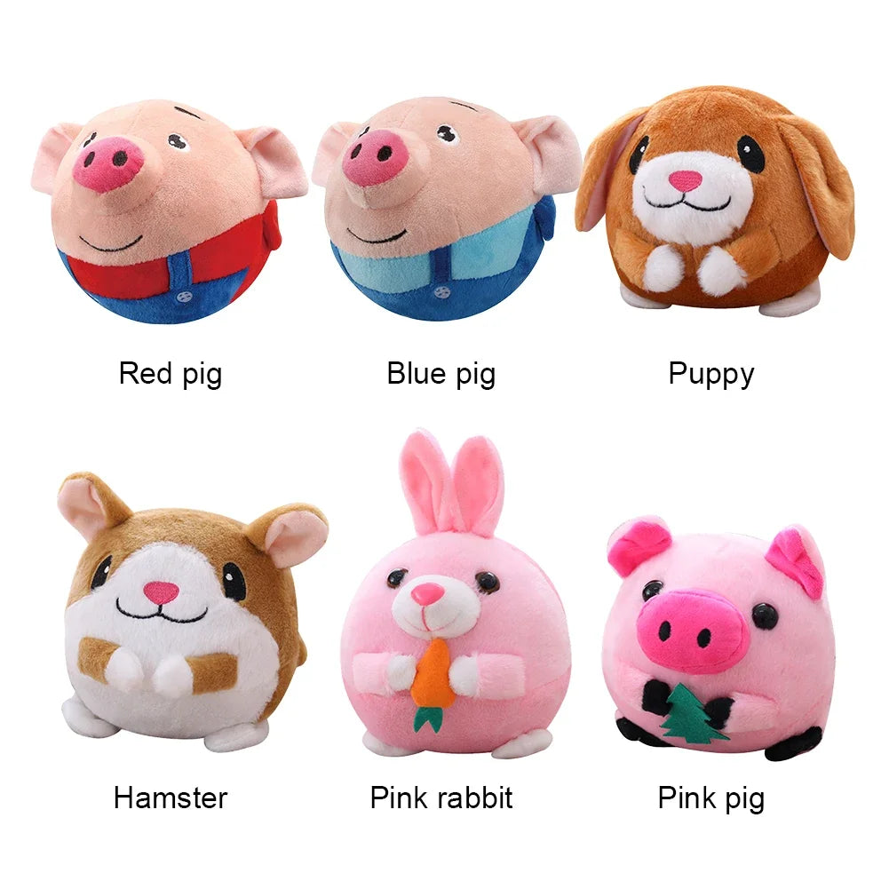 Self-Moving Bouncing Dog Squeaky Toy