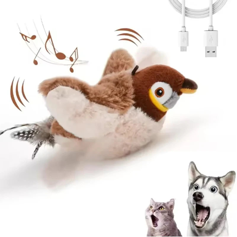 Interactive Chirping Flapping Bird Toy