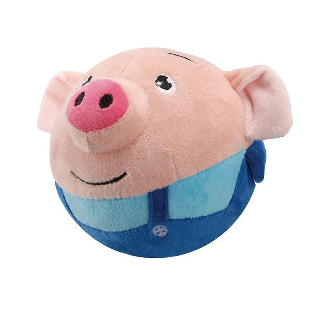 Self-Moving Bouncing Dog Squeaky Toy
