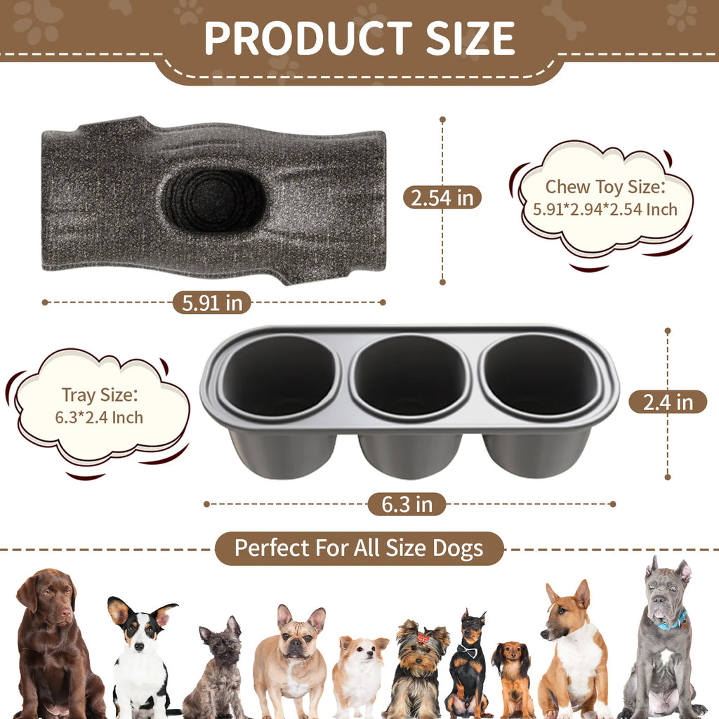 Indestructible Frozen Treat Chew Toy for Dogs
