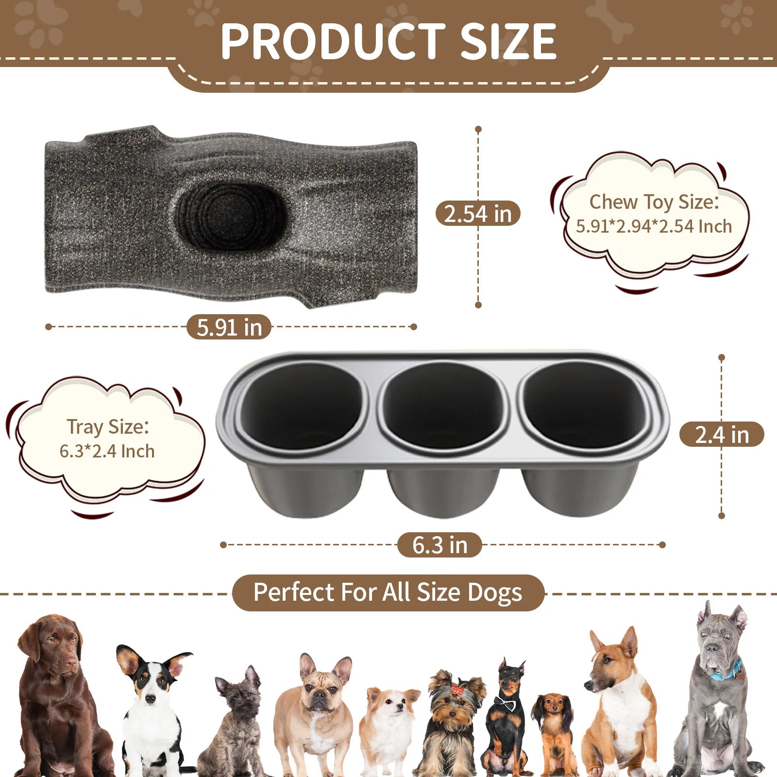 Indestructible Frozen Treat Chew Toy for Dogs