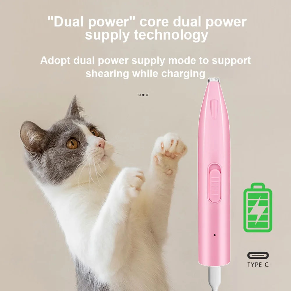 Electric Pet Hair Trimmer – Professional Dog & Cat Grooming Tool