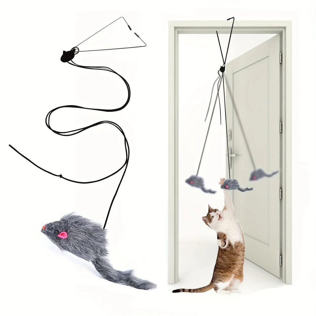 Door Hanging Cat Toy for Stress Relief and Playful Exercise for Kittens