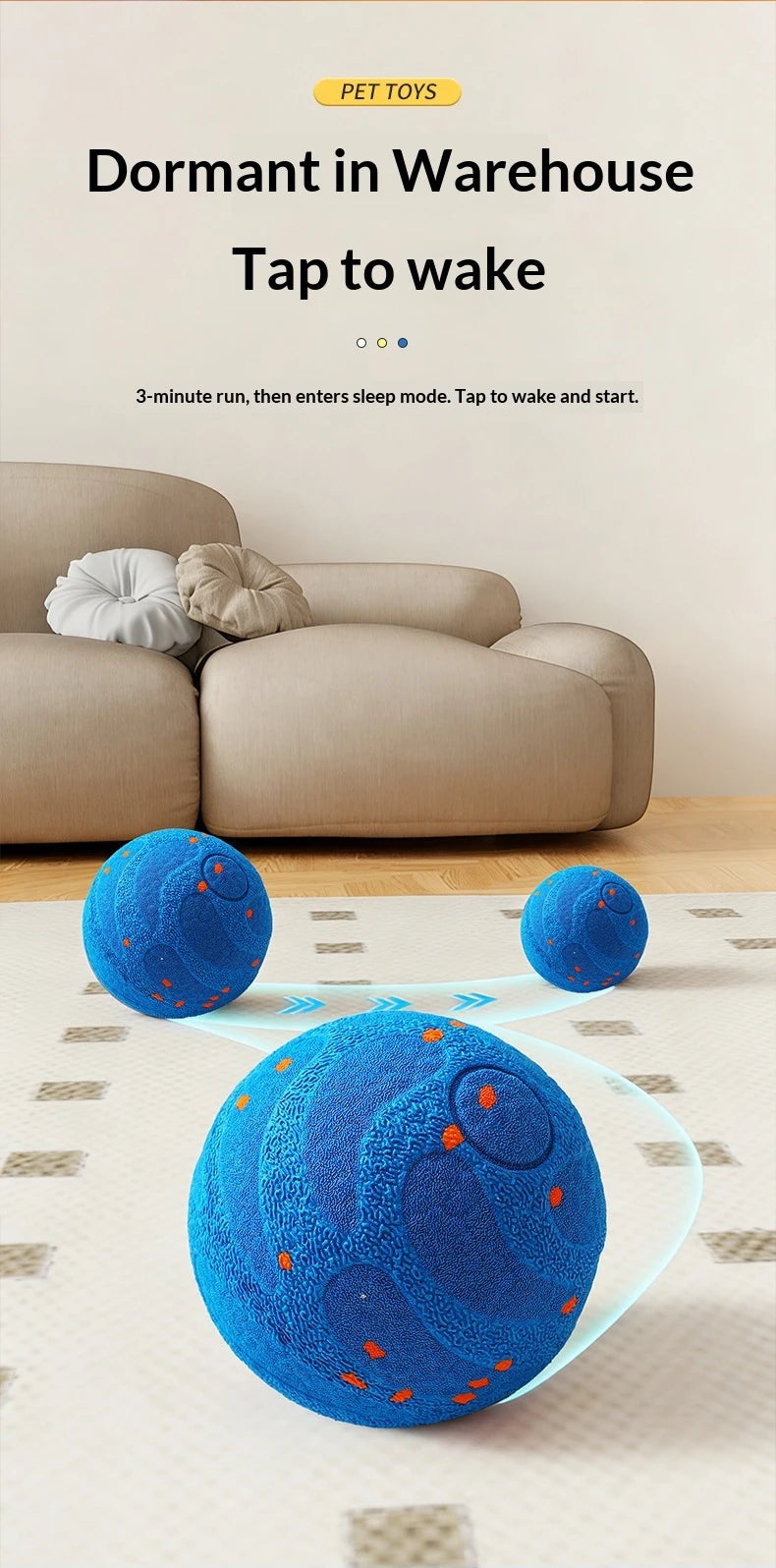 Smart LED Interactive Pet Ball