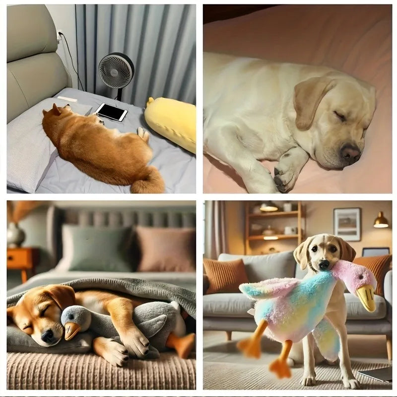 Calming Plush Duck Pet Toy