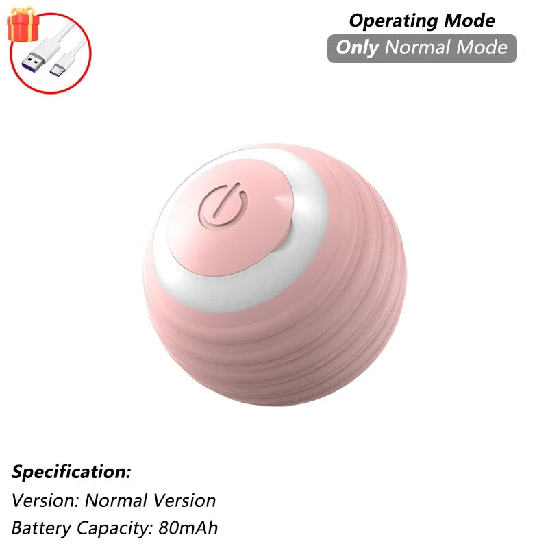 Automatic Rolling Interactive Pet Ball Toy (Rechargeable Smart Toy