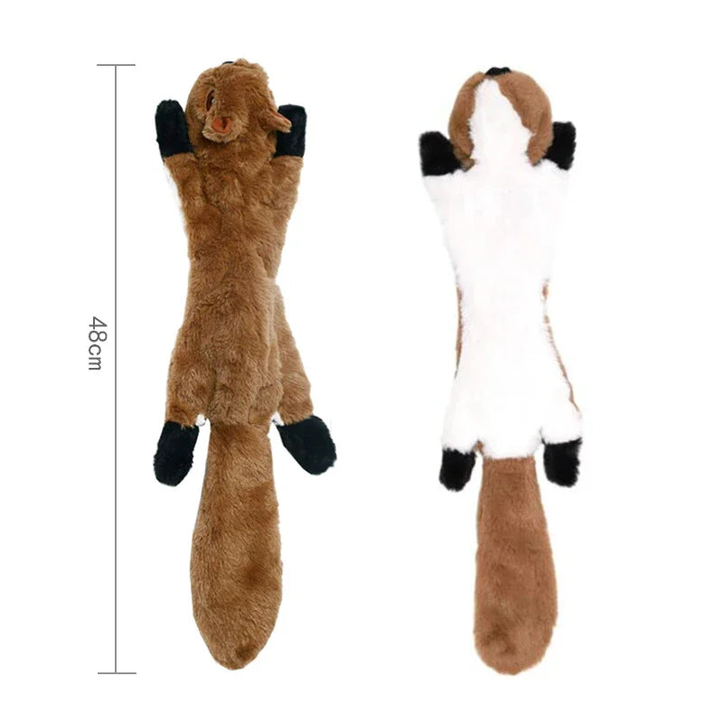 Stuffless Squeaky Plush Dog Toy (45cm)
