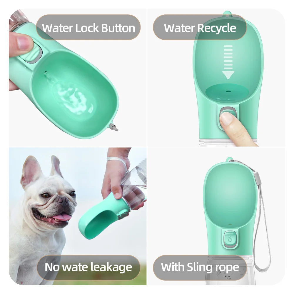 Portable Leakproof Pet Water Bottle 🐾