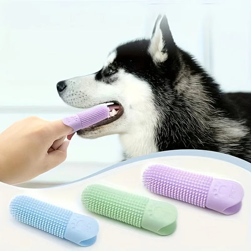 360° Silicone Finger Dog Toothbrush