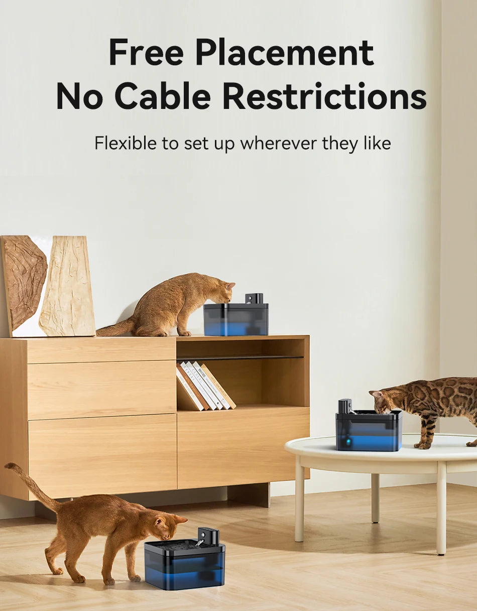 Smart Wireless Cat & Dog Water Fountain (ROJECO)