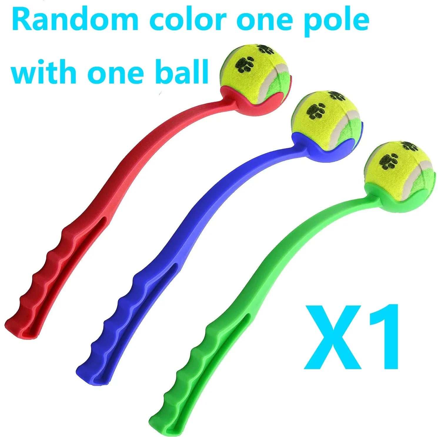 Pet Throwing Stick for Dogs – Tennis Ball Launcher Toy for Outdoor Play and Training.