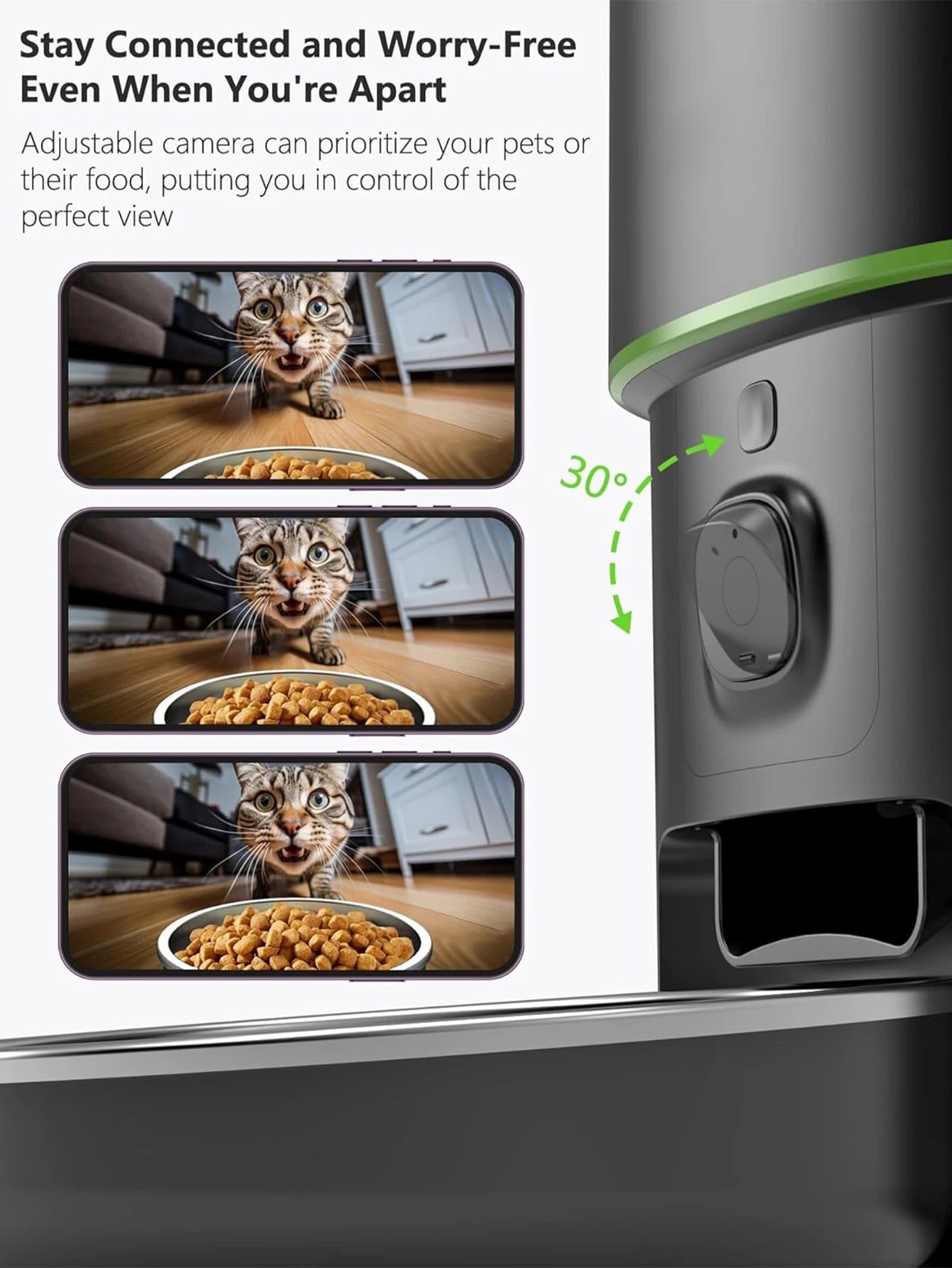 Smart Automatic Cat Feeder with Camera