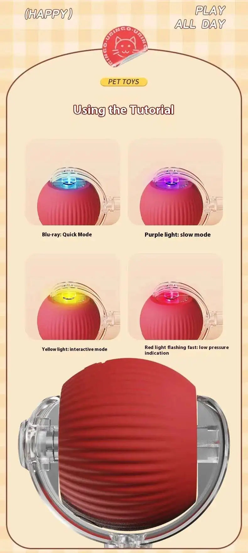 Interactive Dog Ball Toy