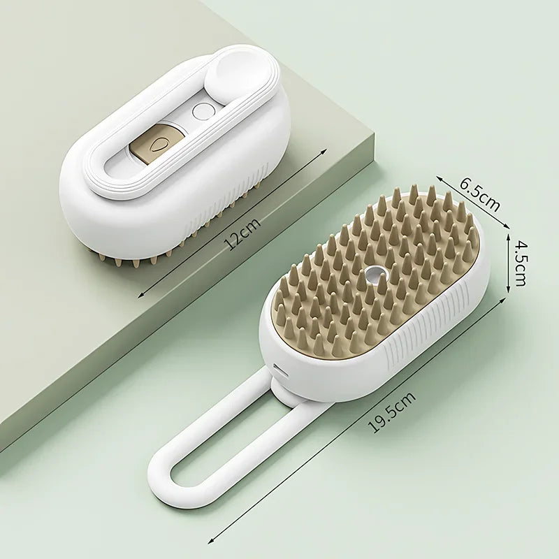 **Electric Cat Steam Hair Removal Brush and Grooming Glove for Cats and Dogs 🐱🐶🪮**
