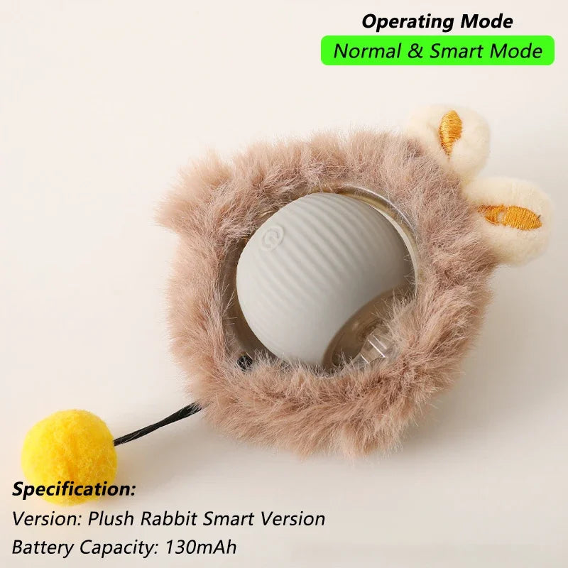 Automatic Rolling Interactive Pet Ball Toy (Rechargeable Smart Toy