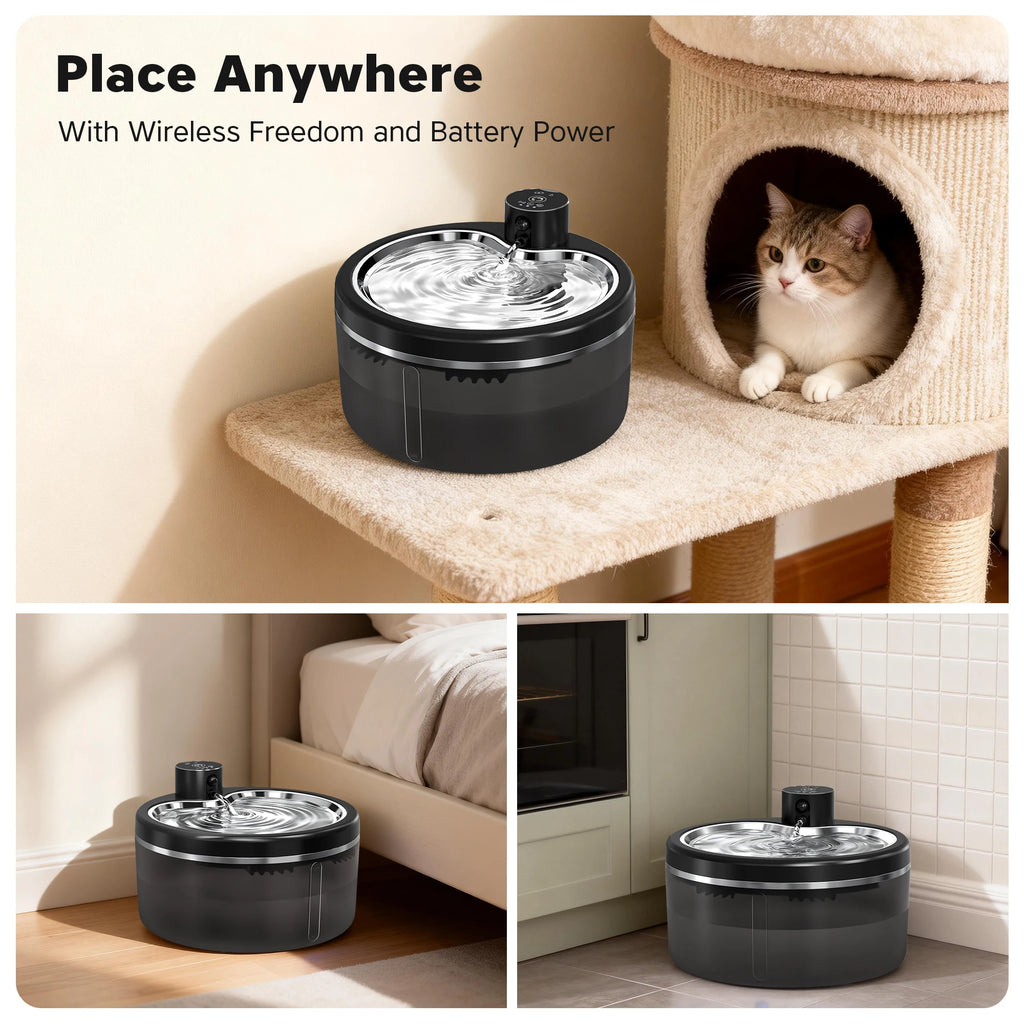 Smart Wireless Cat Water Fountain (3L)