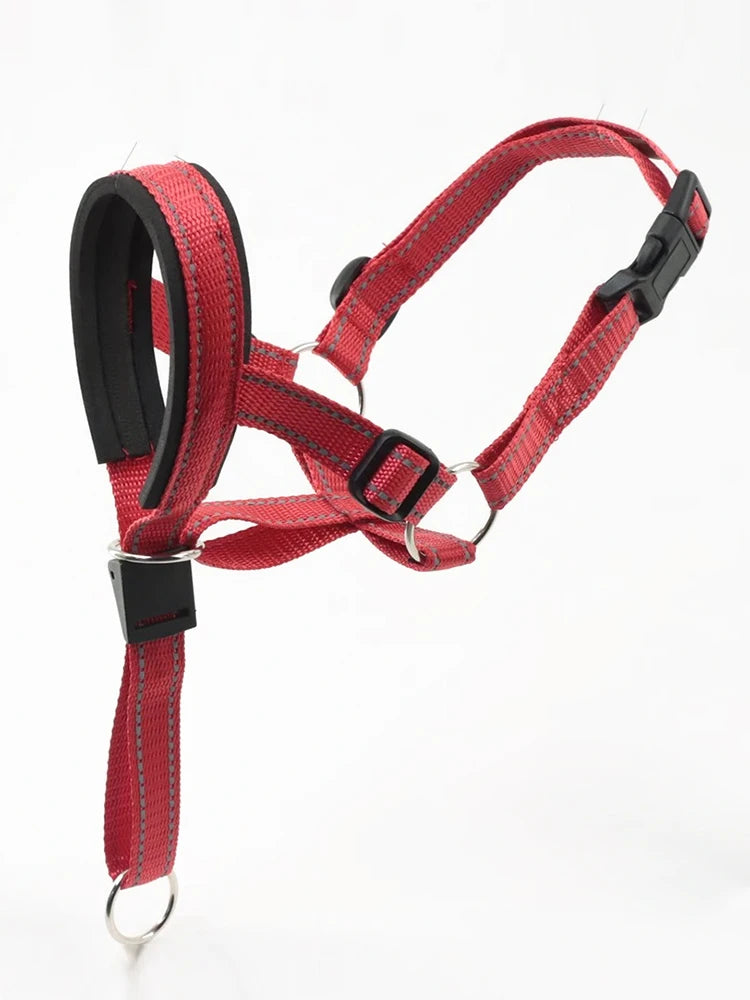 Nylon dog muzzle rope – lightweight anti-bite mask for large dogs.