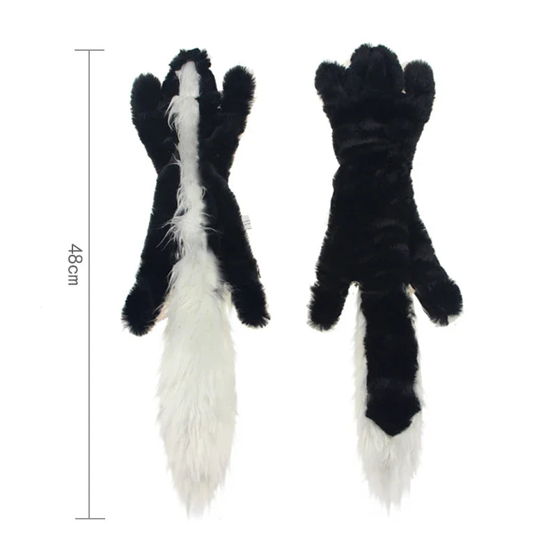 Stuffless Squeaky Plush Dog Toy (45cm)