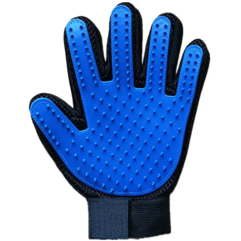 Pet Grooming Glove for Dogs & Cats – Hair Remover & Massage Brush