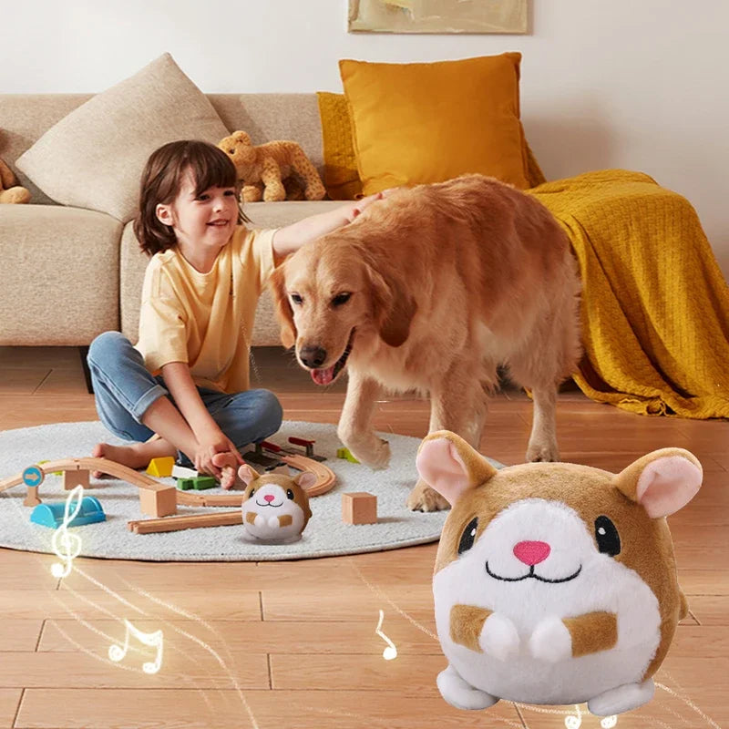 Self-Moving Bouncing Dog Squeaky Toy