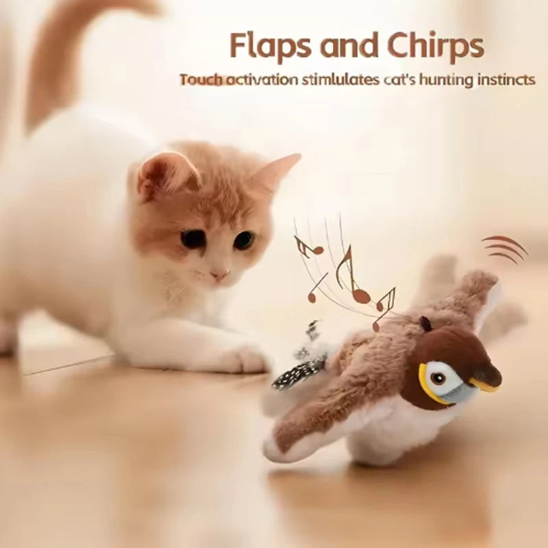 Interactive Chirping Flapping Bird Toy