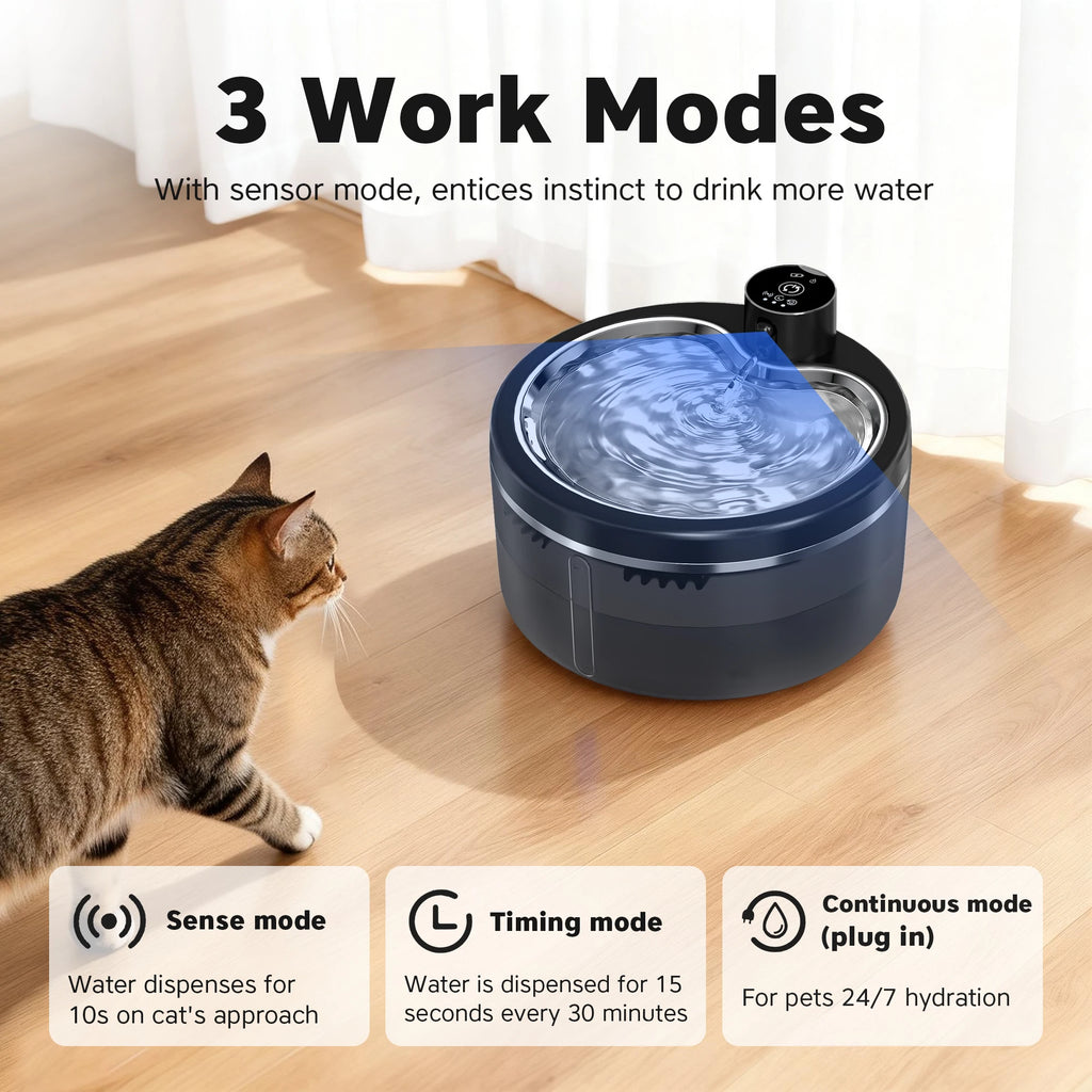Smart Wireless Cat Water Fountain (3L)