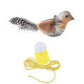 Lifelike Catnip Bird Toy with Feathers