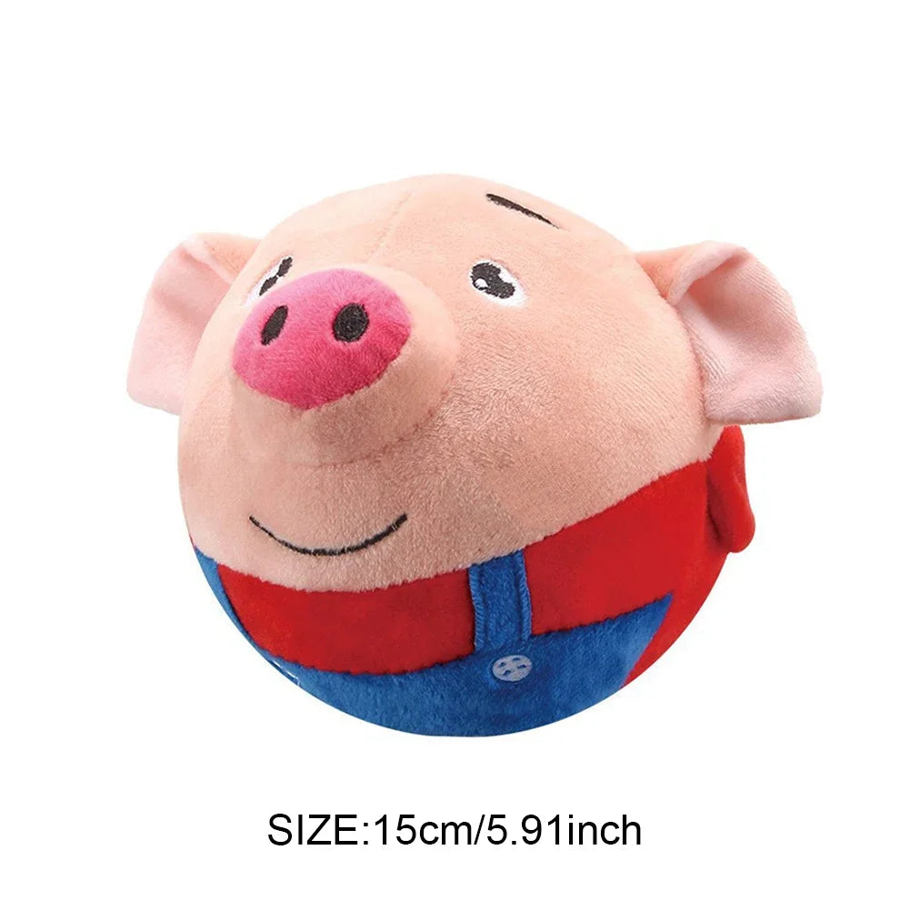 Self-Moving Bouncing Dog Squeaky Toy