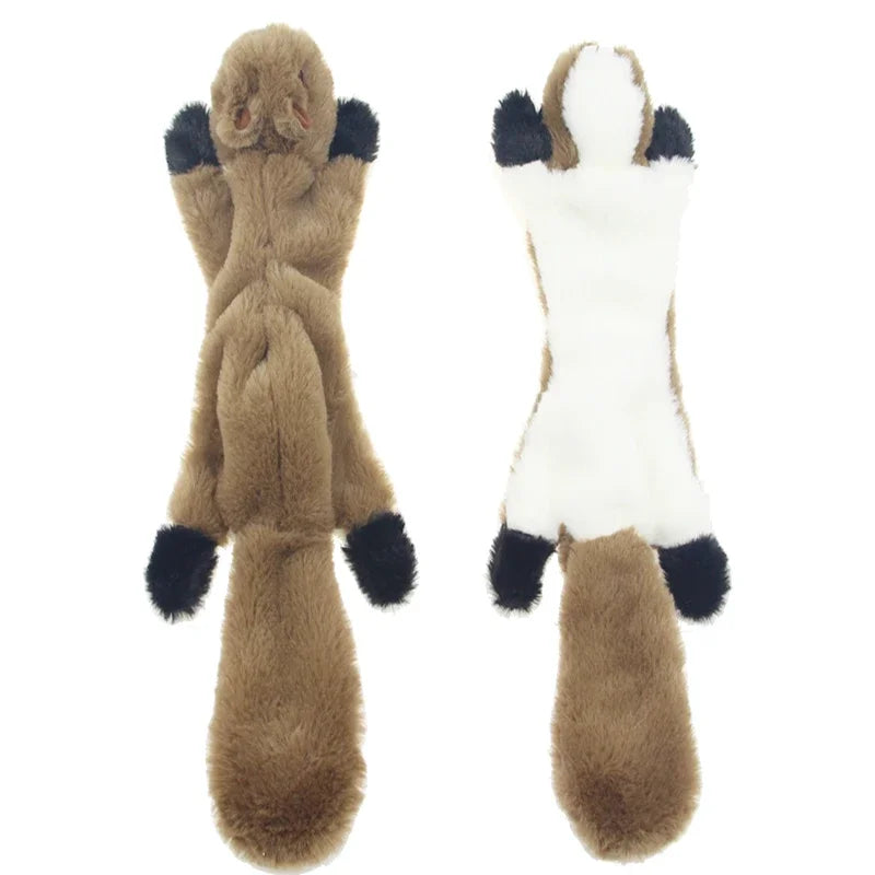 Stuffless Squeaky Plush Dog Toy (45cm)