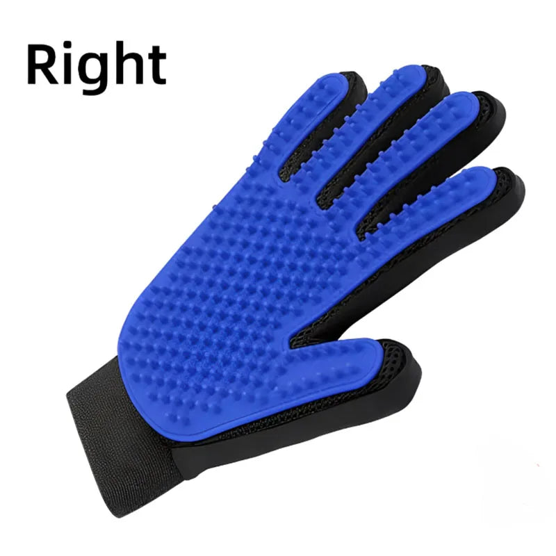 Pet Grooming Glove for Dogs & Cats – Hair Remover & Massage Brush