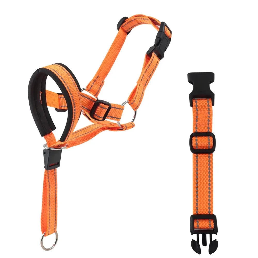 Nylon dog muzzle rope – lightweight anti-bite mask for large dogs.