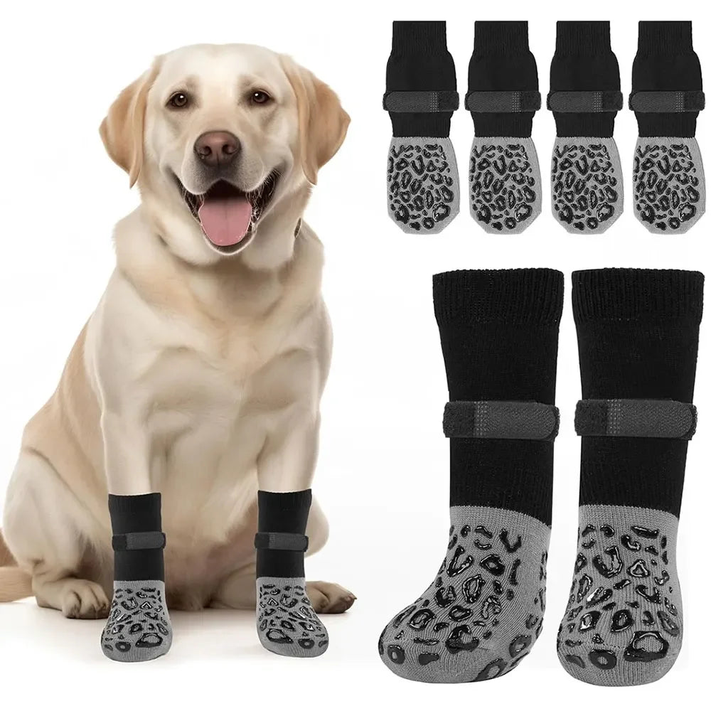 Dog Paw Protectors Anti-Slip Socks (4 pcs)