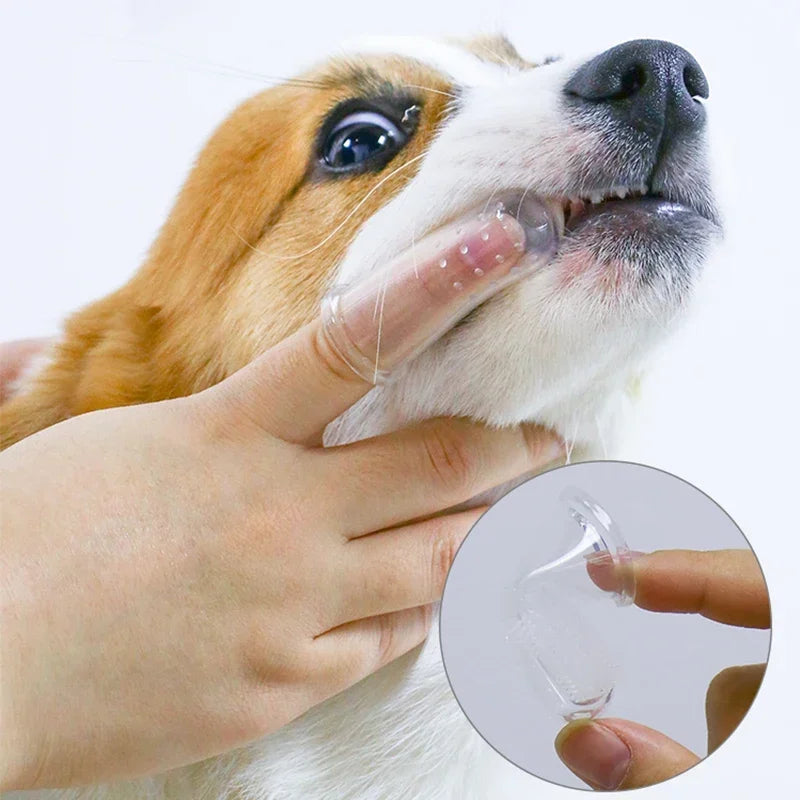 Silicone Finger Dog Toothbrush