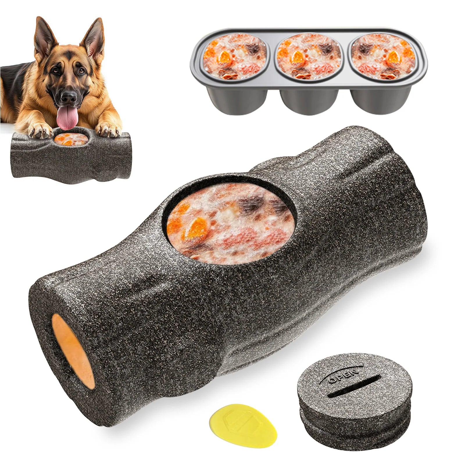 Indestructible Frozen Treat Chew Toy for Dogs