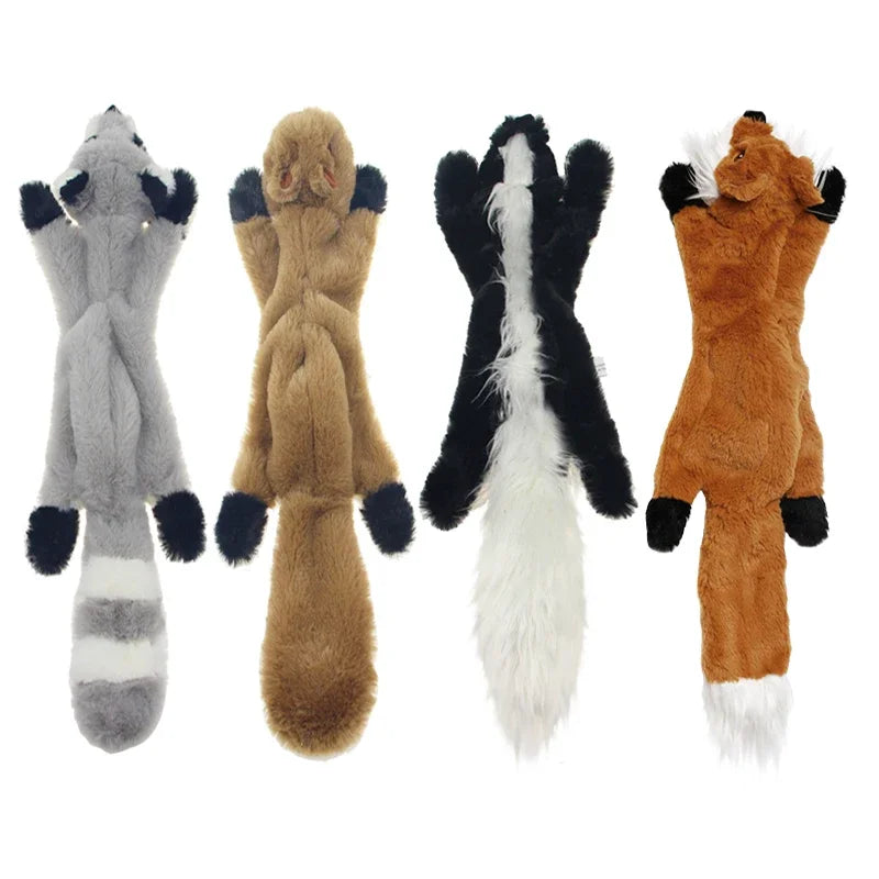 Stuffless Squeaky Plush Dog Toy (45cm)