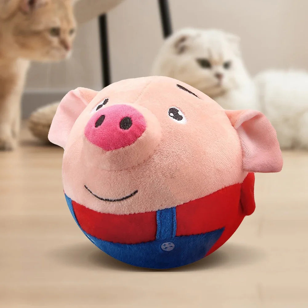 Self-Moving Bouncing Dog Squeaky Toy