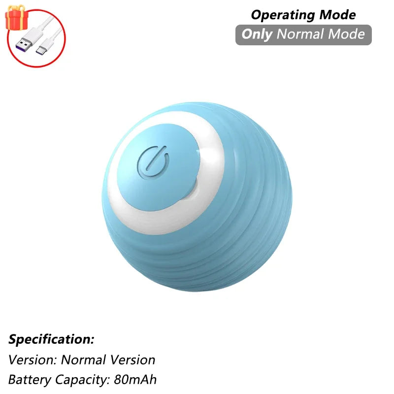 Automatic Rolling Interactive Pet Ball Toy (Rechargeable Smart Toy